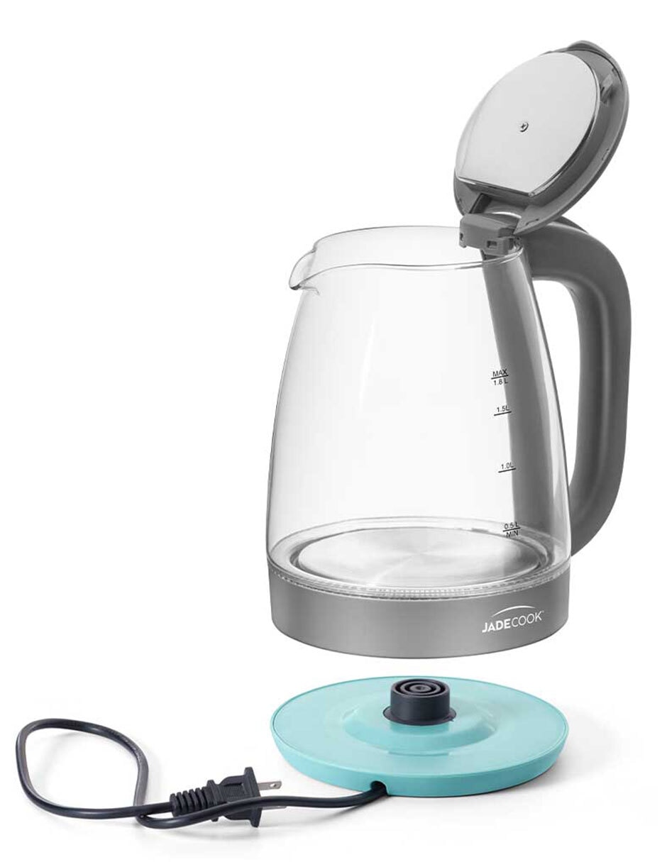 Tetera eléctrica Jade Cook de vidrio