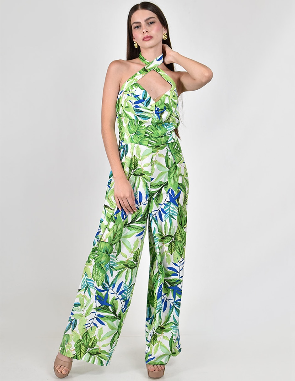 Jumpsuit estampado floral para mujer 4