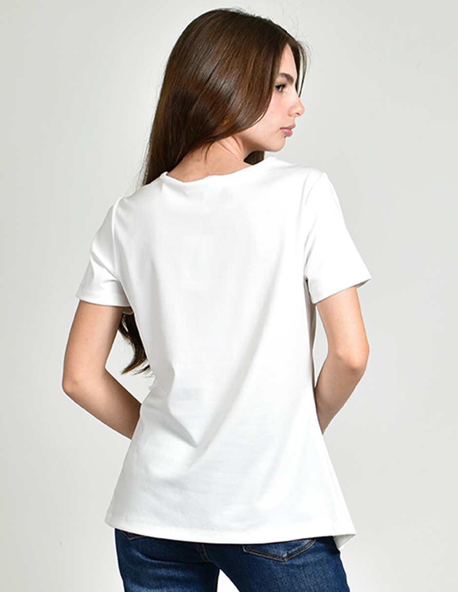 Blusa manga corta para mujer 5