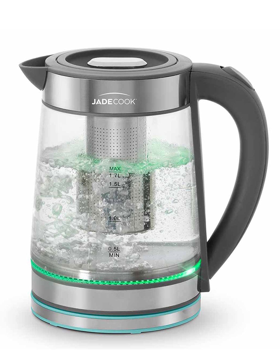 Tetera infusora Jade Cook de vidrio