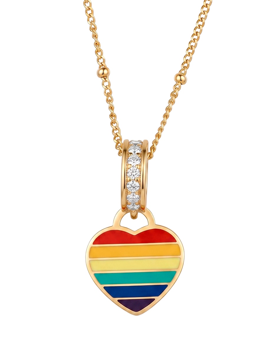 De corazón ame jewelry glam pop fantasy de acero inoxidable