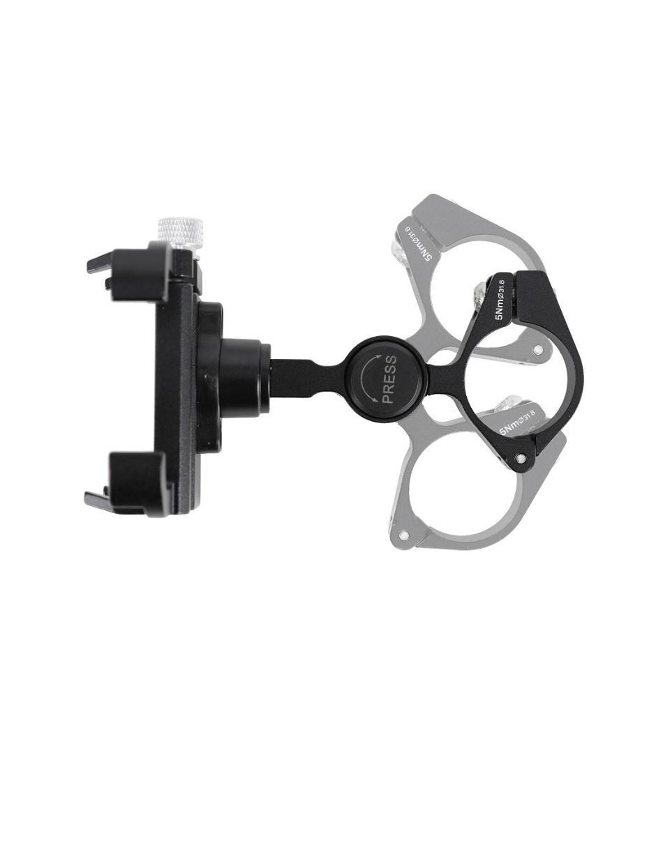 Soporte para celular con amplificador Sparco de aluminio