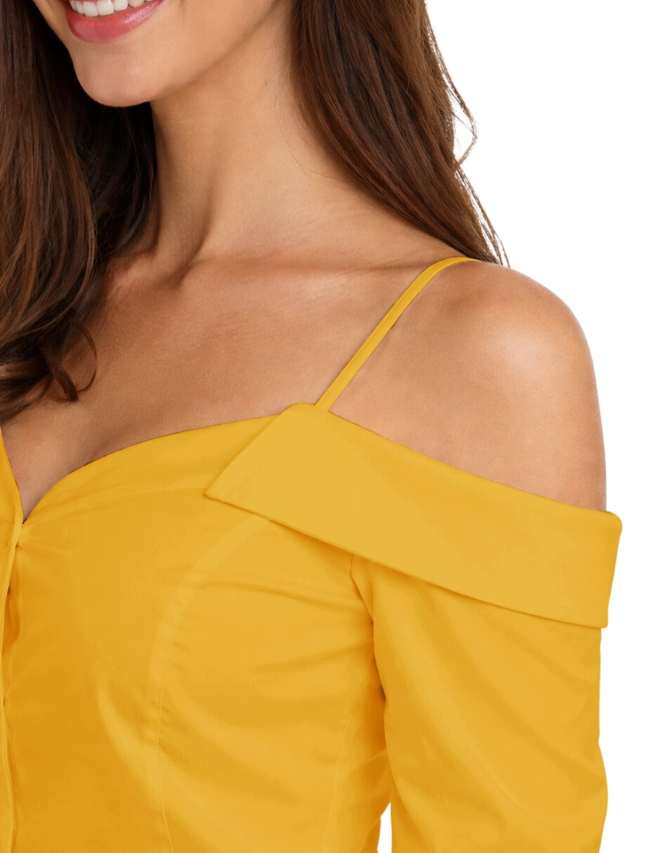 Blusa Beatriz Meade manga larga para mujer