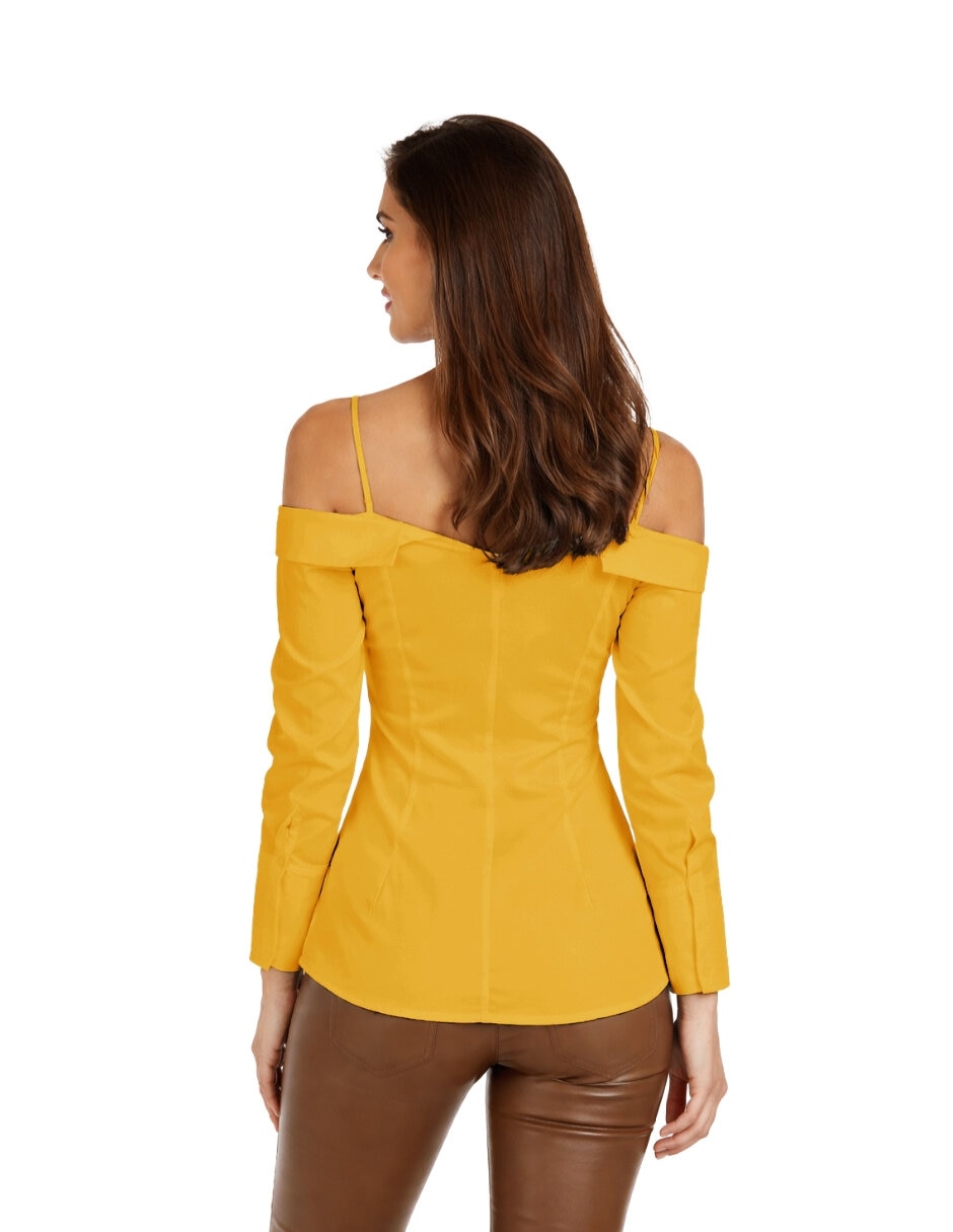 Blusa Beatriz Meade manga larga para mujer