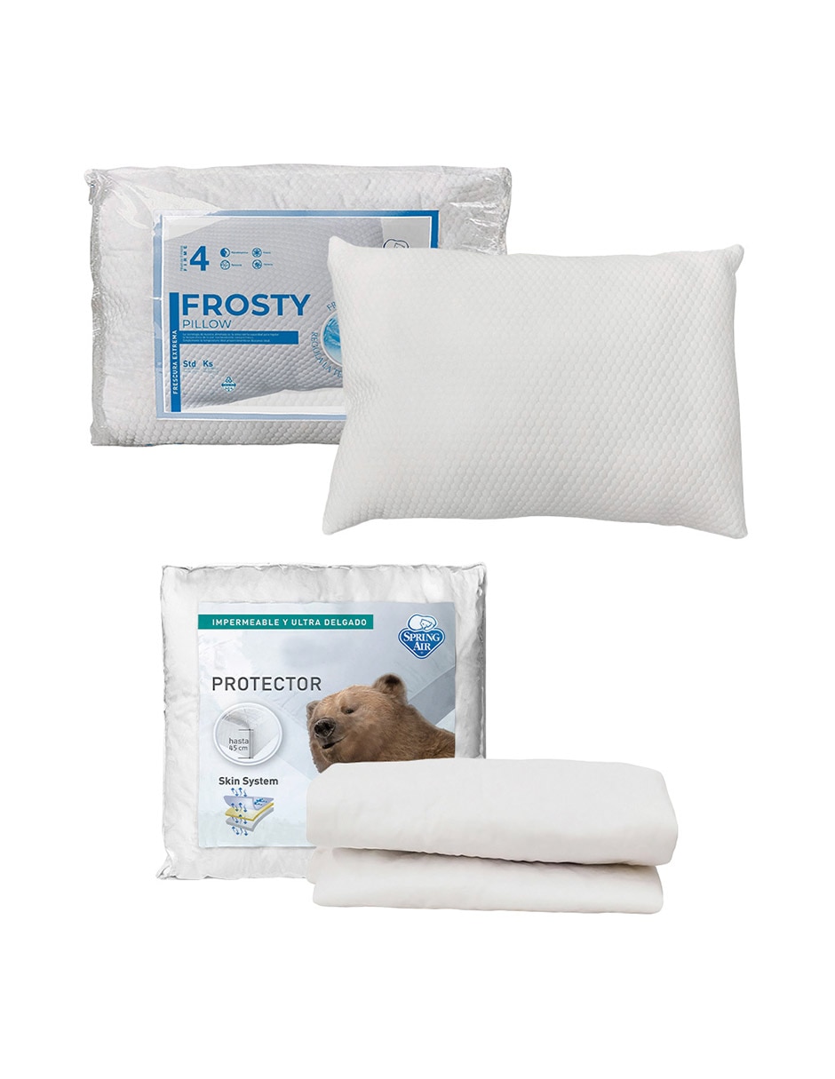 Protector de colchón ultra frosty acolchado impermeable