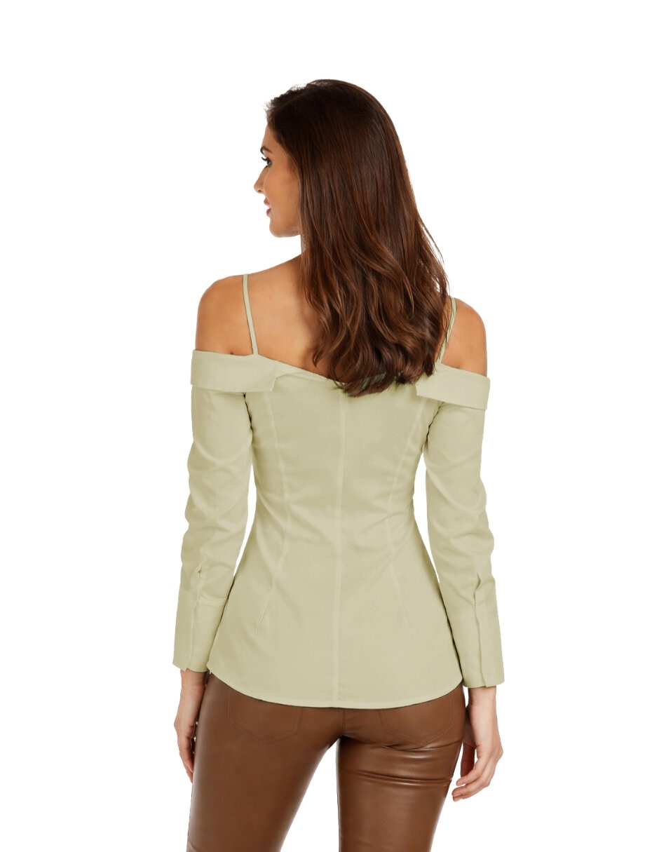 Blusa Beatriz Meade manga larga para mujer