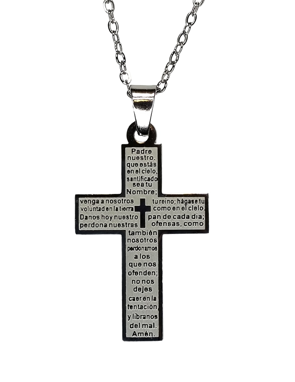 De cruz ame jewelry glam pop fantasy de acero inoxidable