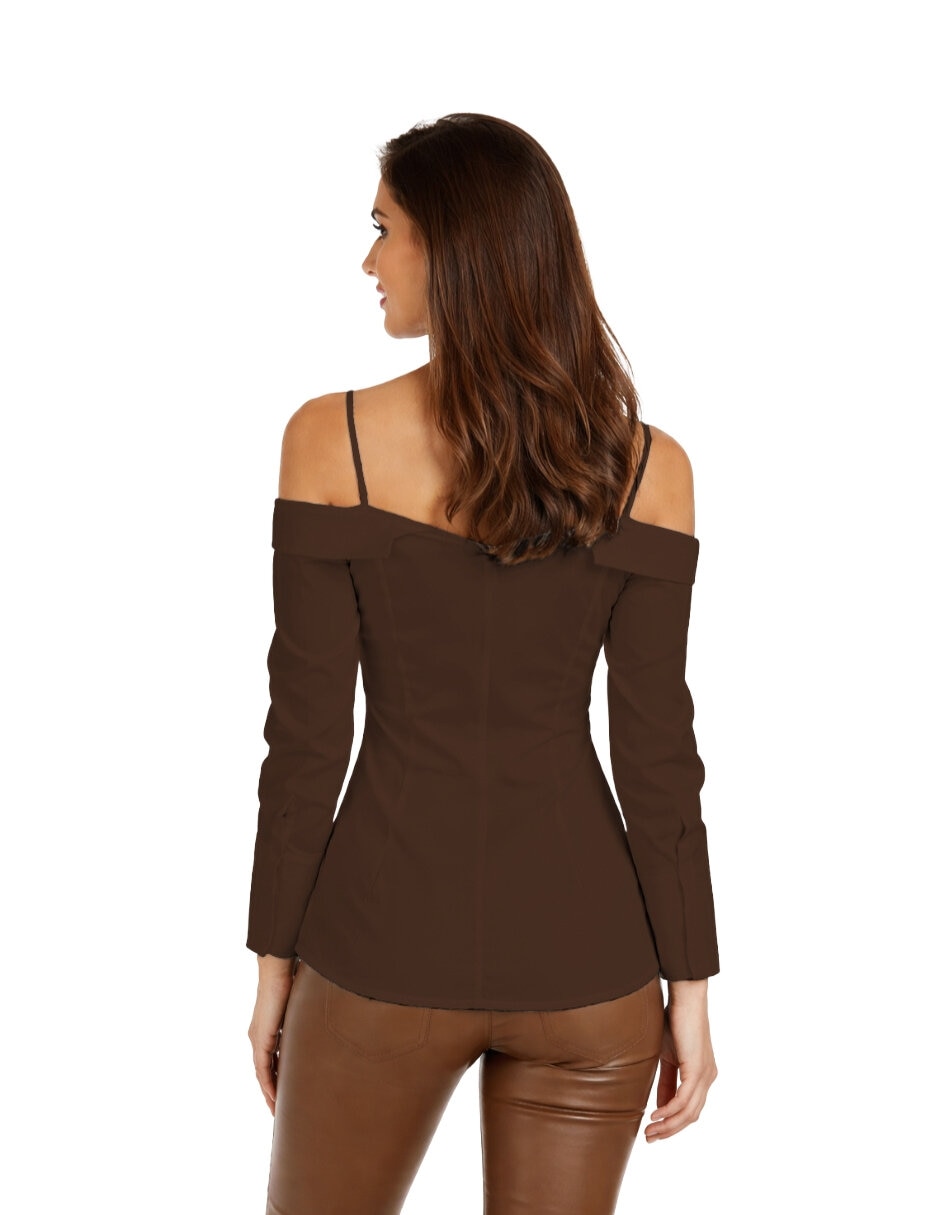 Blusa Beatriz Meade manga larga para mujer
