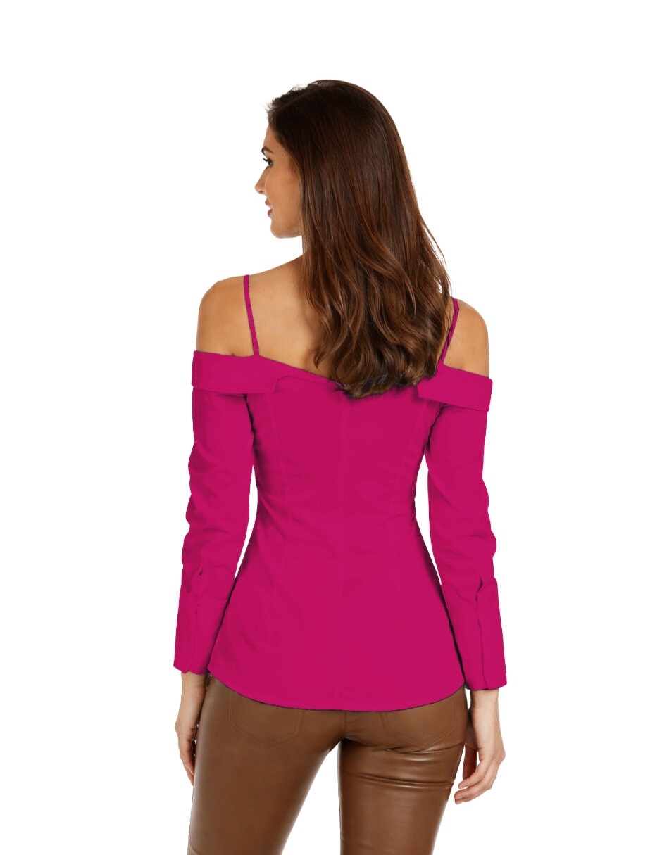 Blusa Beatriz Meade manga larga para mujer