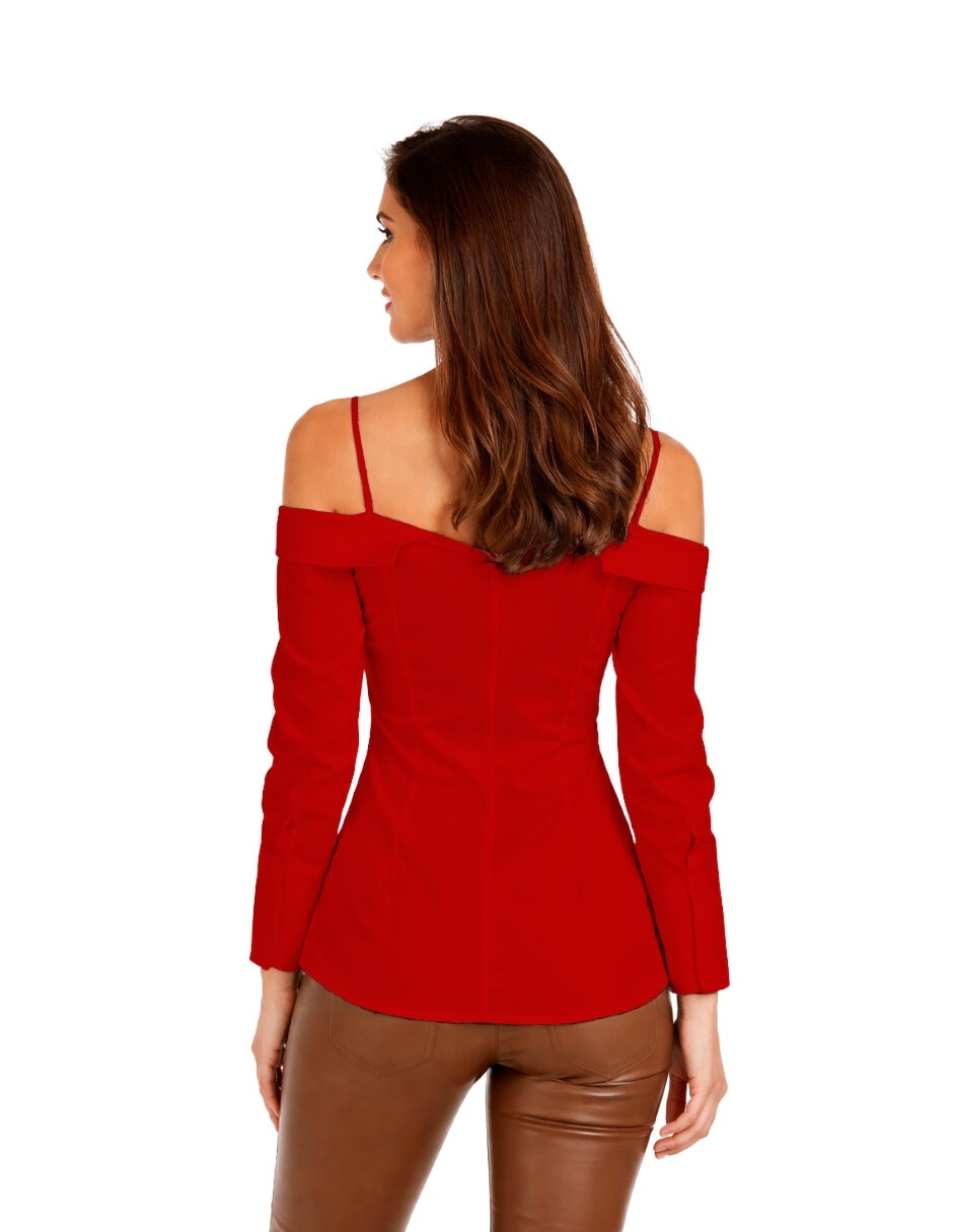 Blusa Beatriz Meade manga larga para mujer