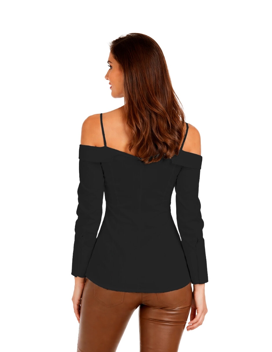 Blusa Beatriz Meade manga larga para mujer
