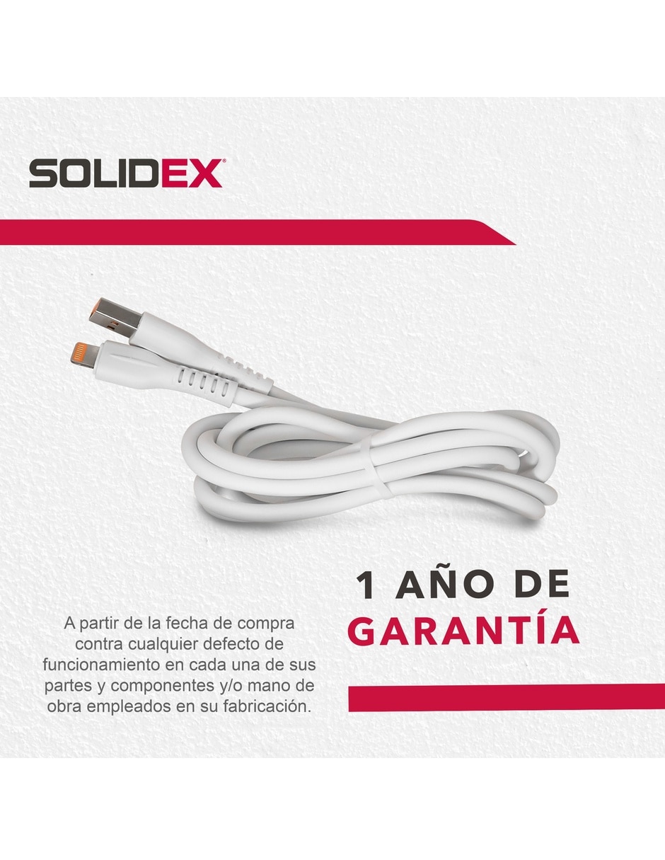 Cable lightning a tipo usb a de 1.5 m 2