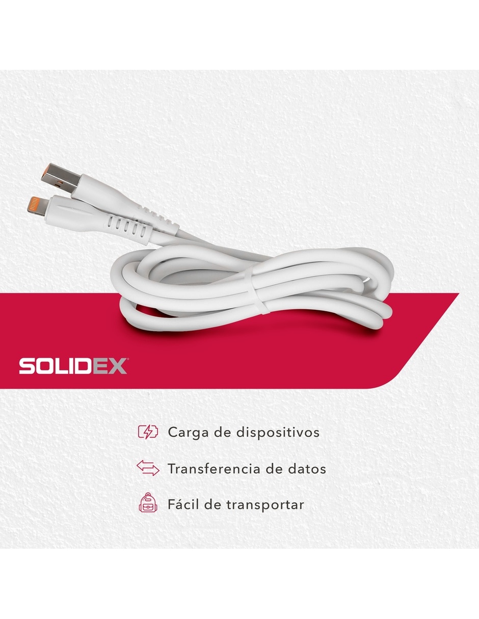 Cable lightning a tipo usb a de 1.5 m 7