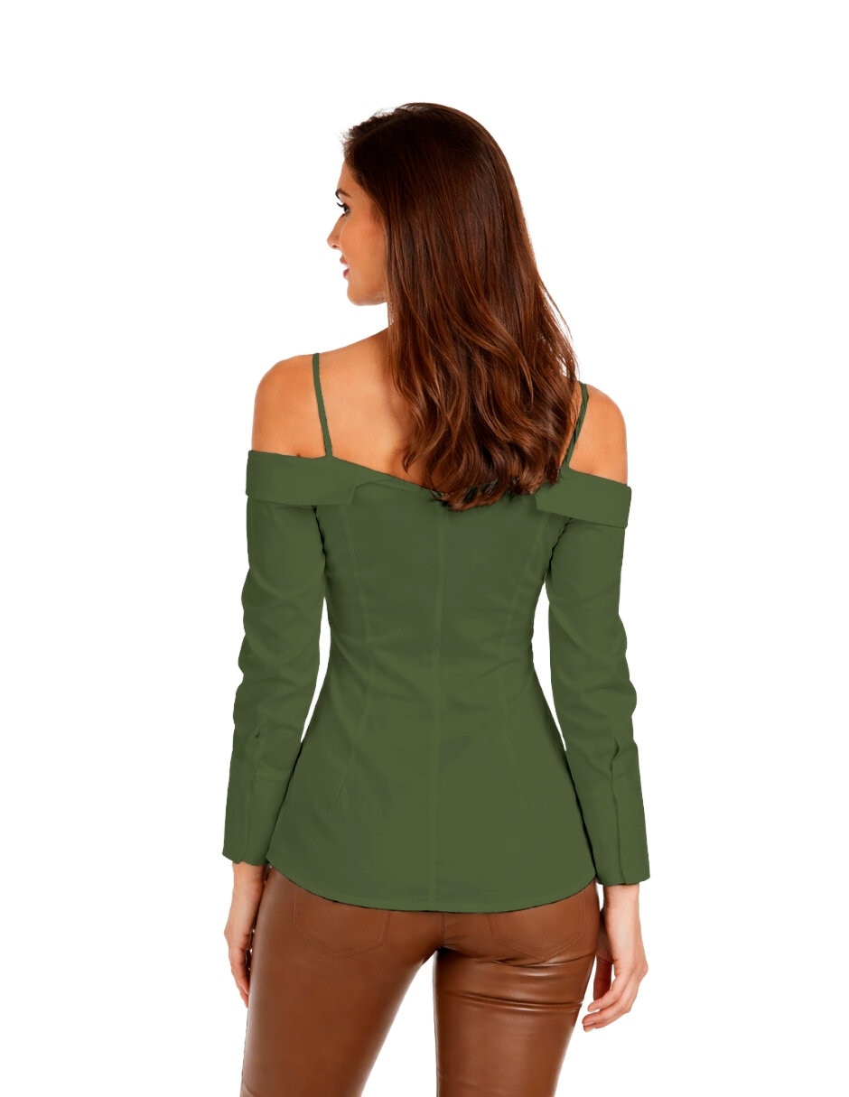 Blusa Beatriz Meade manga larga para mujer