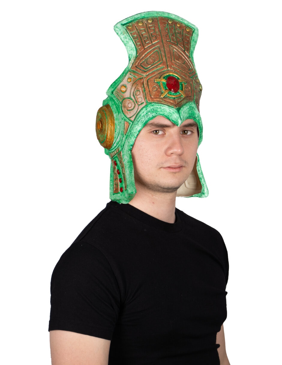 Casco para disfraz de Penacho Azteca México Mundial FIFA Ghoulish Productions