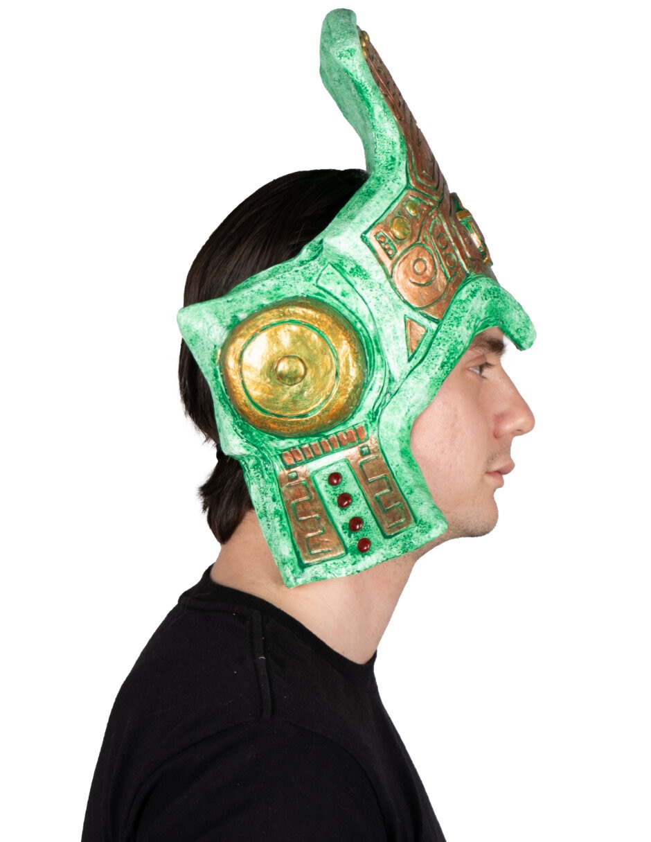 Casco para disfraz de Penacho Azteca México Mundial FIFA Ghoulish Productions