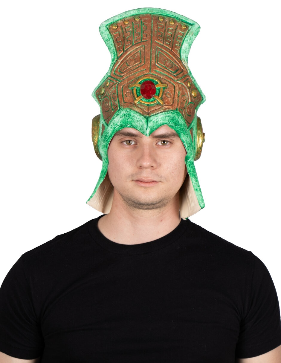 Casco para disfraz de Penacho Azteca México Mundial FIFA Ghoulish Productions