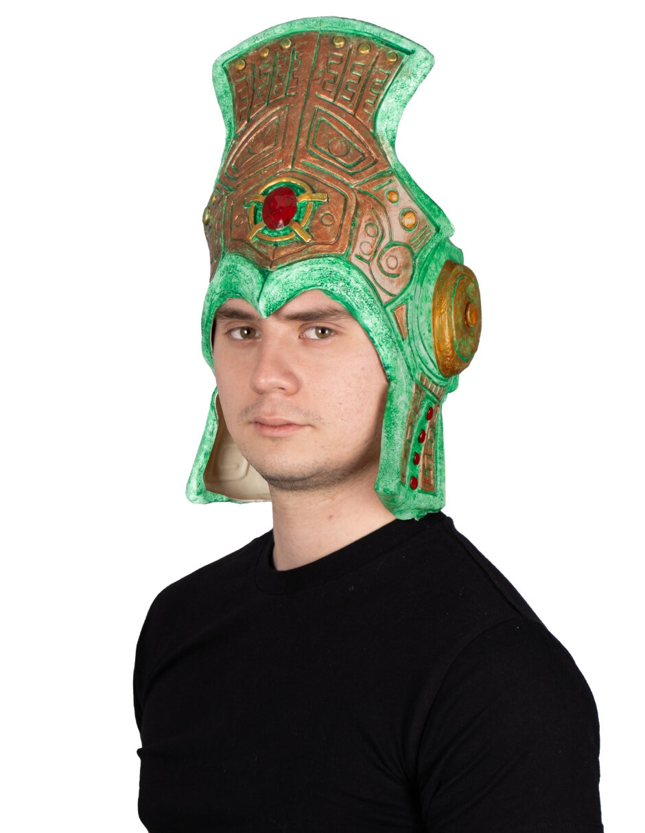 Casco para disfraz de Penacho Azteca México Mundial FIFA