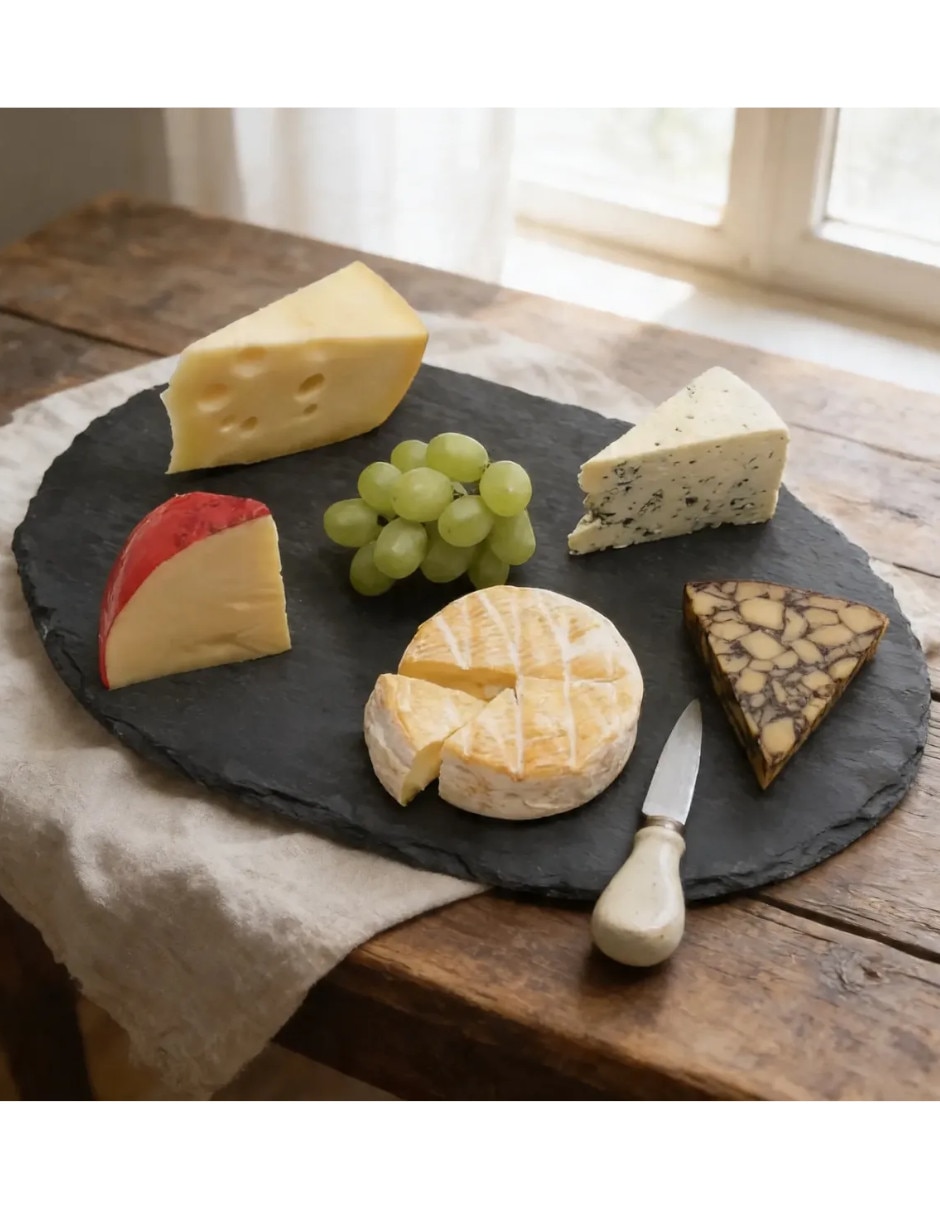 Tabla para queso swissmar taza de piedra