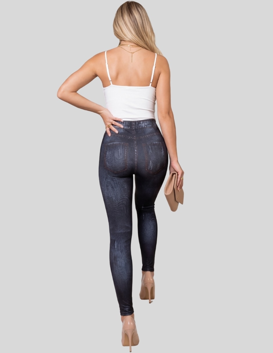 Legging a la cintura con elástico para mujer 4