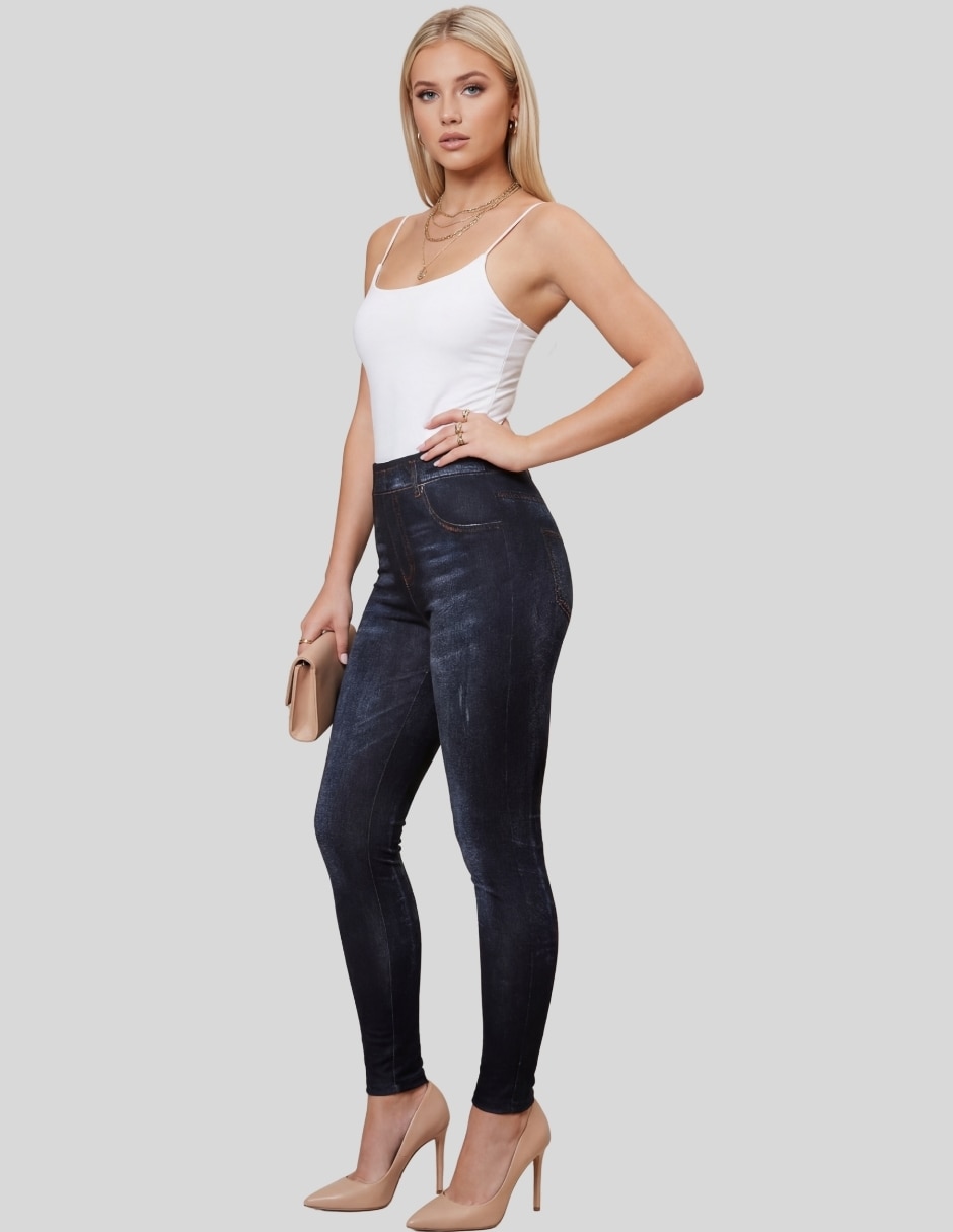 Legging a la cintura con elástico para mujer 2