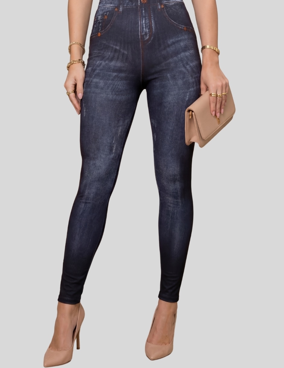 Legging a la cintura con elástico para mujer 8