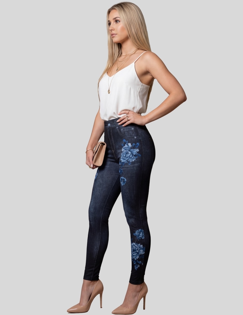 Legging a la cintura con elástico para mujer 8
