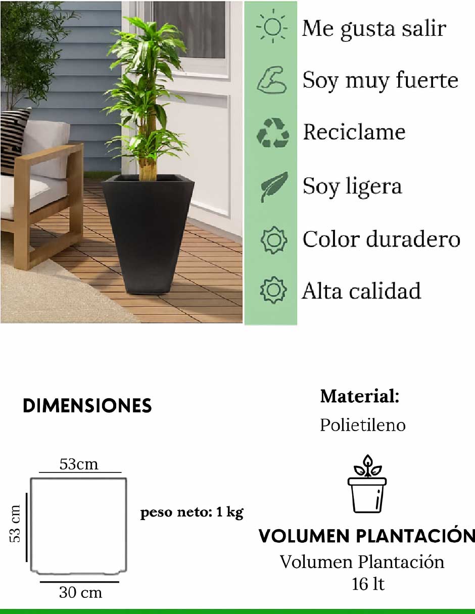 Maceta de Plástico 3
