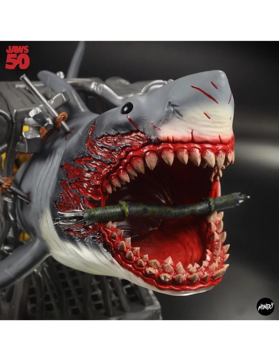 Estatua Jaws 50th anniversary limitada Mondo