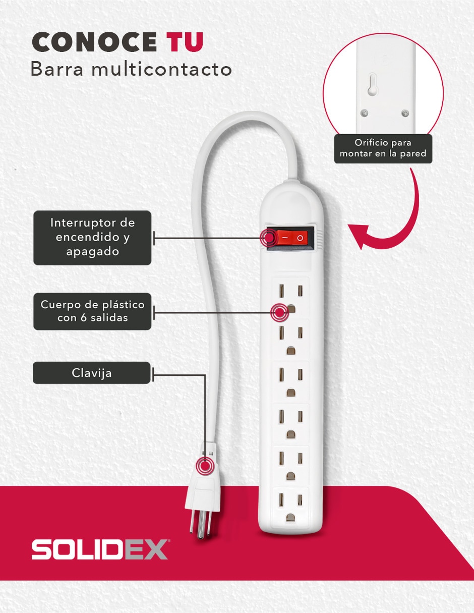 Extensión eléctrica 30 cm 2