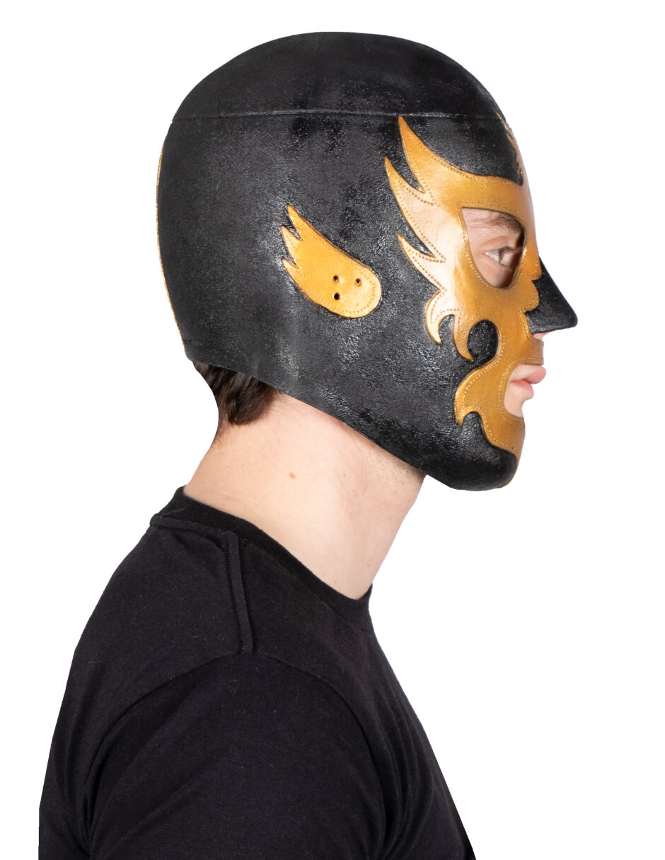 Máscara para disfraz de luchador Leyenda Dorado lucha libre Ghoulish Productions