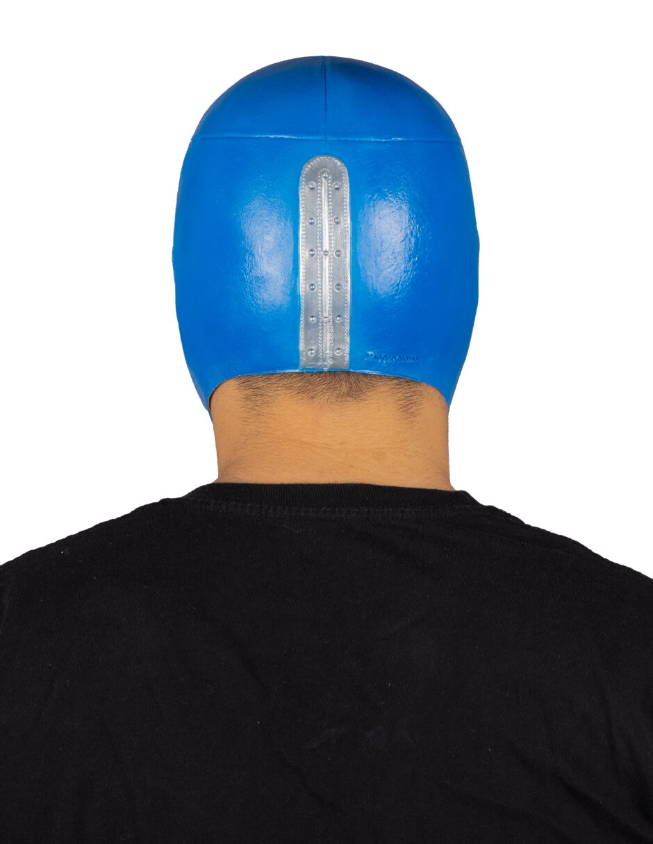 Máscara para disfraz de luchador Alas de plata Ghoulish Productions
