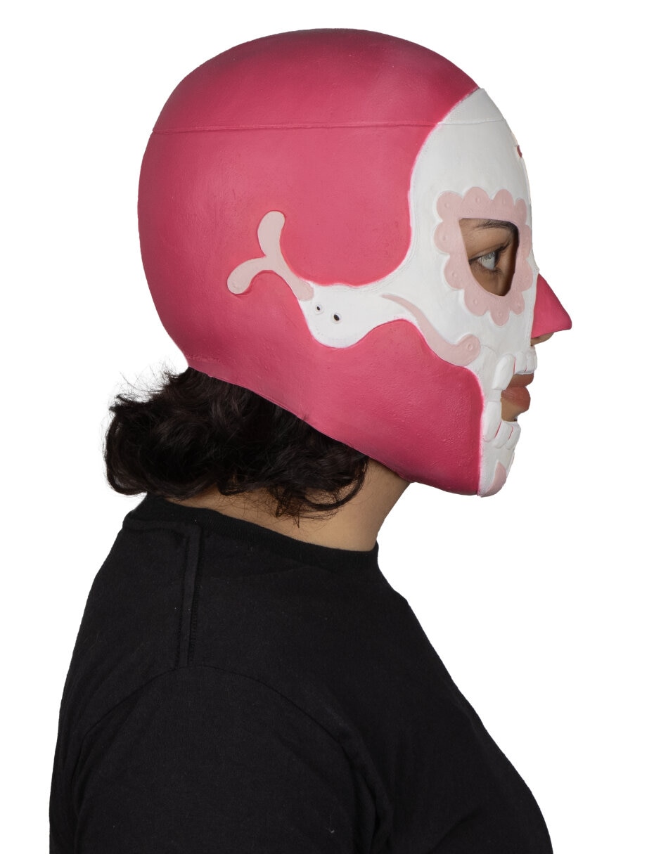 Máscara para disfraz de luchador Rey Mictlán Ghoulish Productions