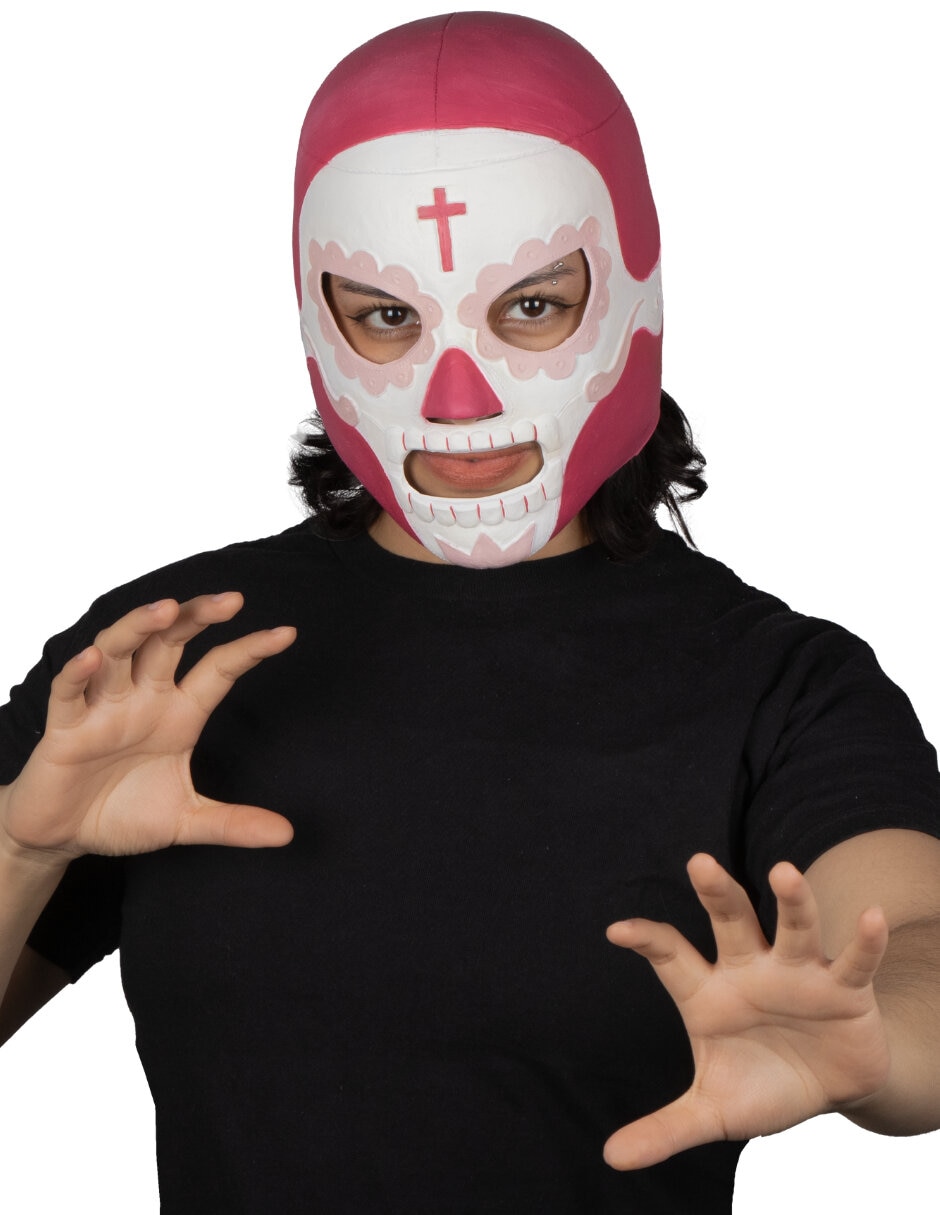 Máscara para disfraz de luchador Rey Mictlán