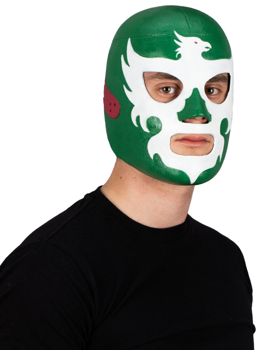 Máscara para disfraz de luchador Quetzal Sagrado lucha libre 3