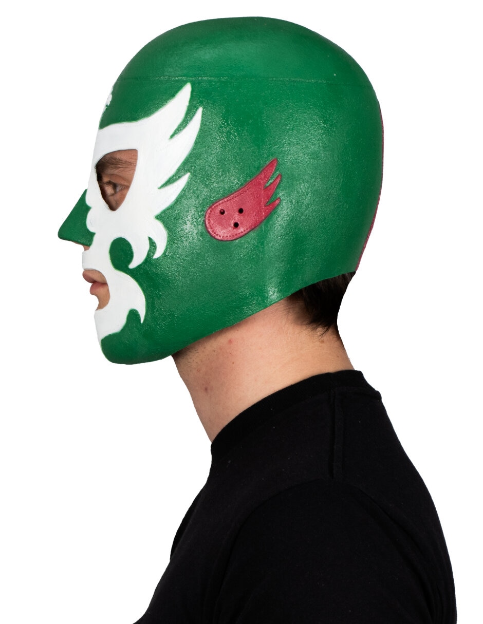 Máscara para disfraz de luchador Quetzal Sagrado lucha libre Ghoulish Productions