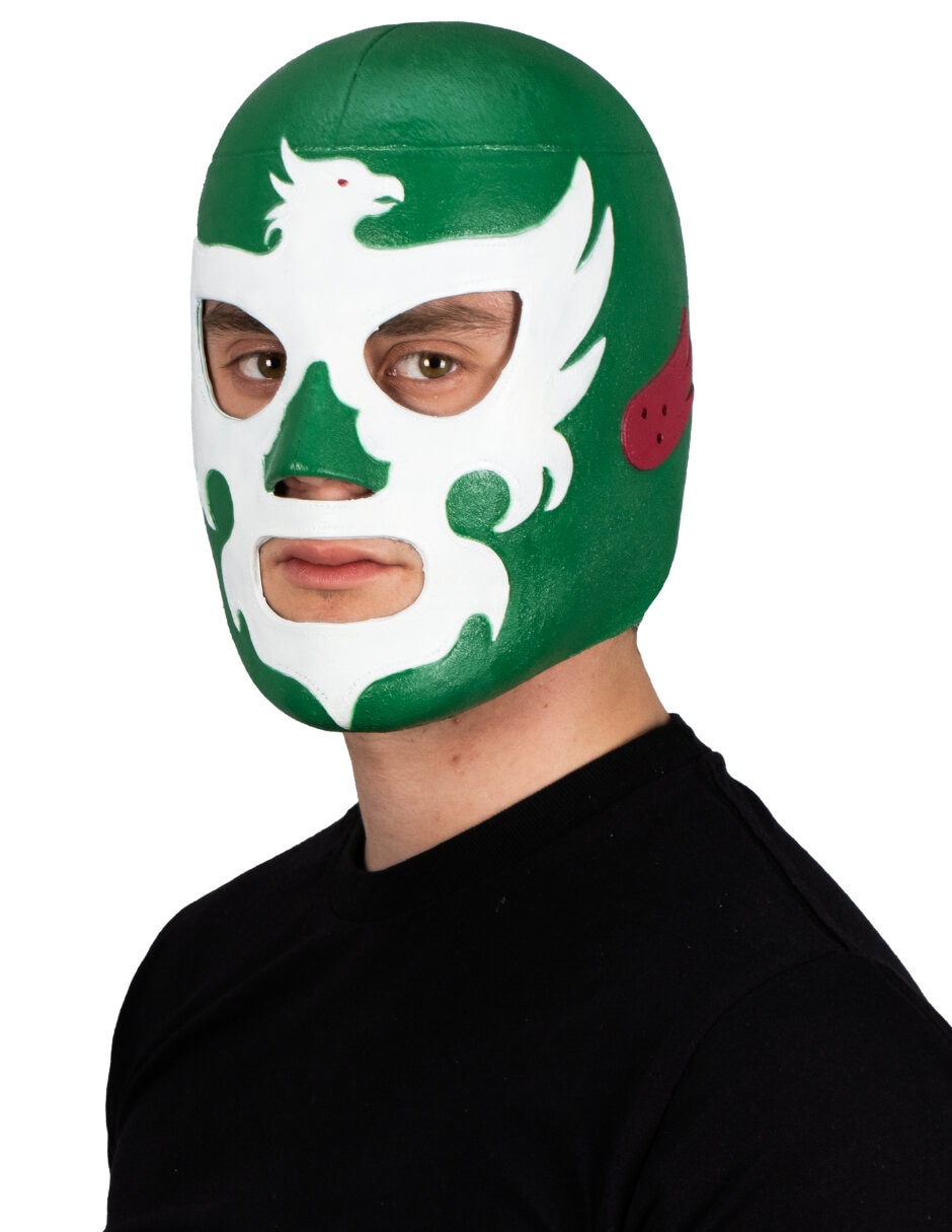 Máscara para disfraz de luchador Quetzal Sagrado lucha libre Ghoulish Productions