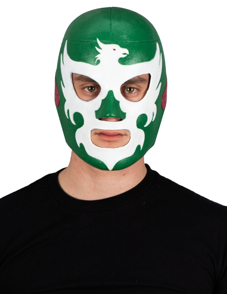 Máscara para disfraz de luchador Quetzal Sagrado lucha libre Ghoulish Productions