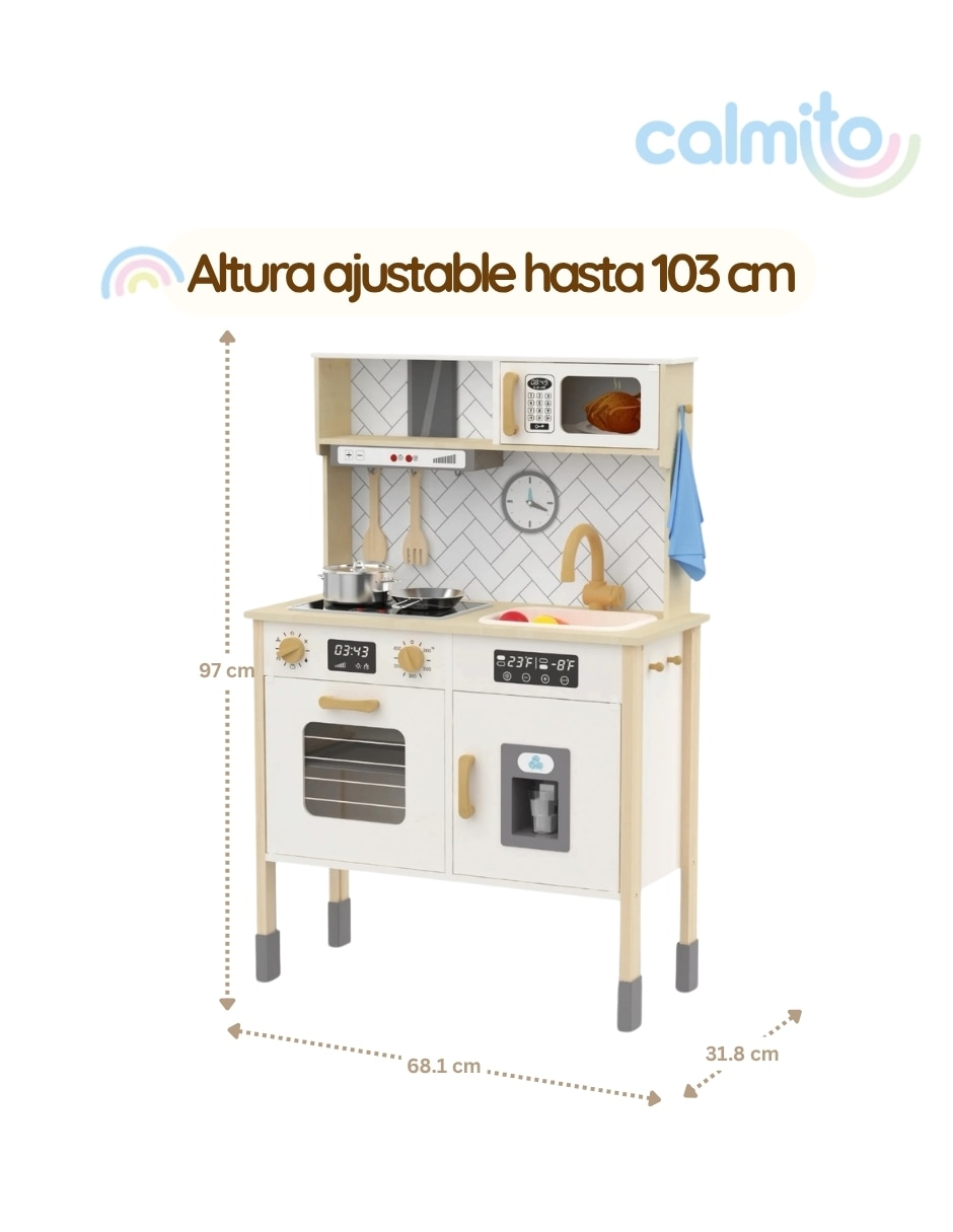 Juguete Cocina montessori de madera para niños Propia