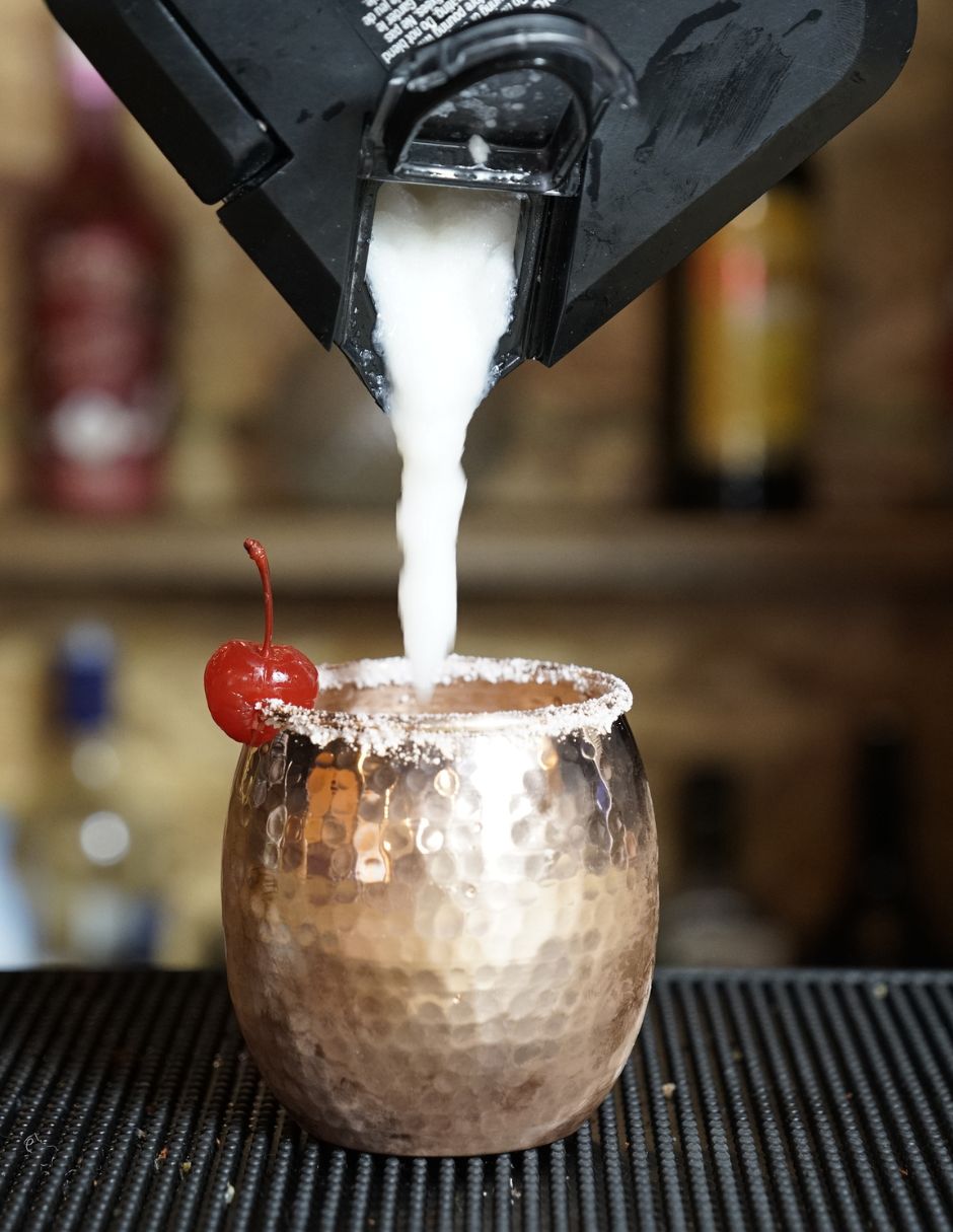 Vaso gin d'artesano utensilios de bar de cobre con 6 piezas piezas