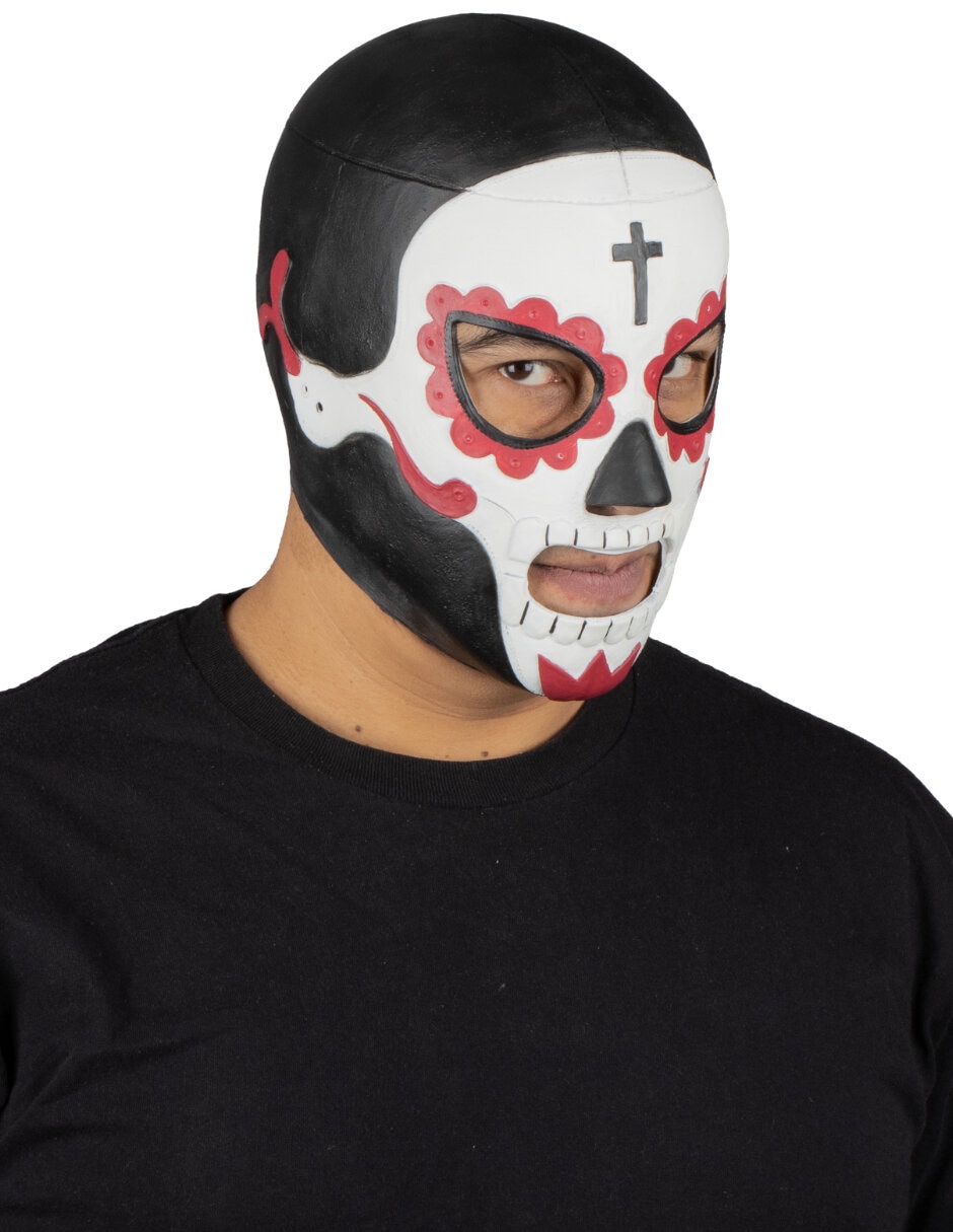 Máscara para disfraz de luchador Penitente Ghoulish Productions