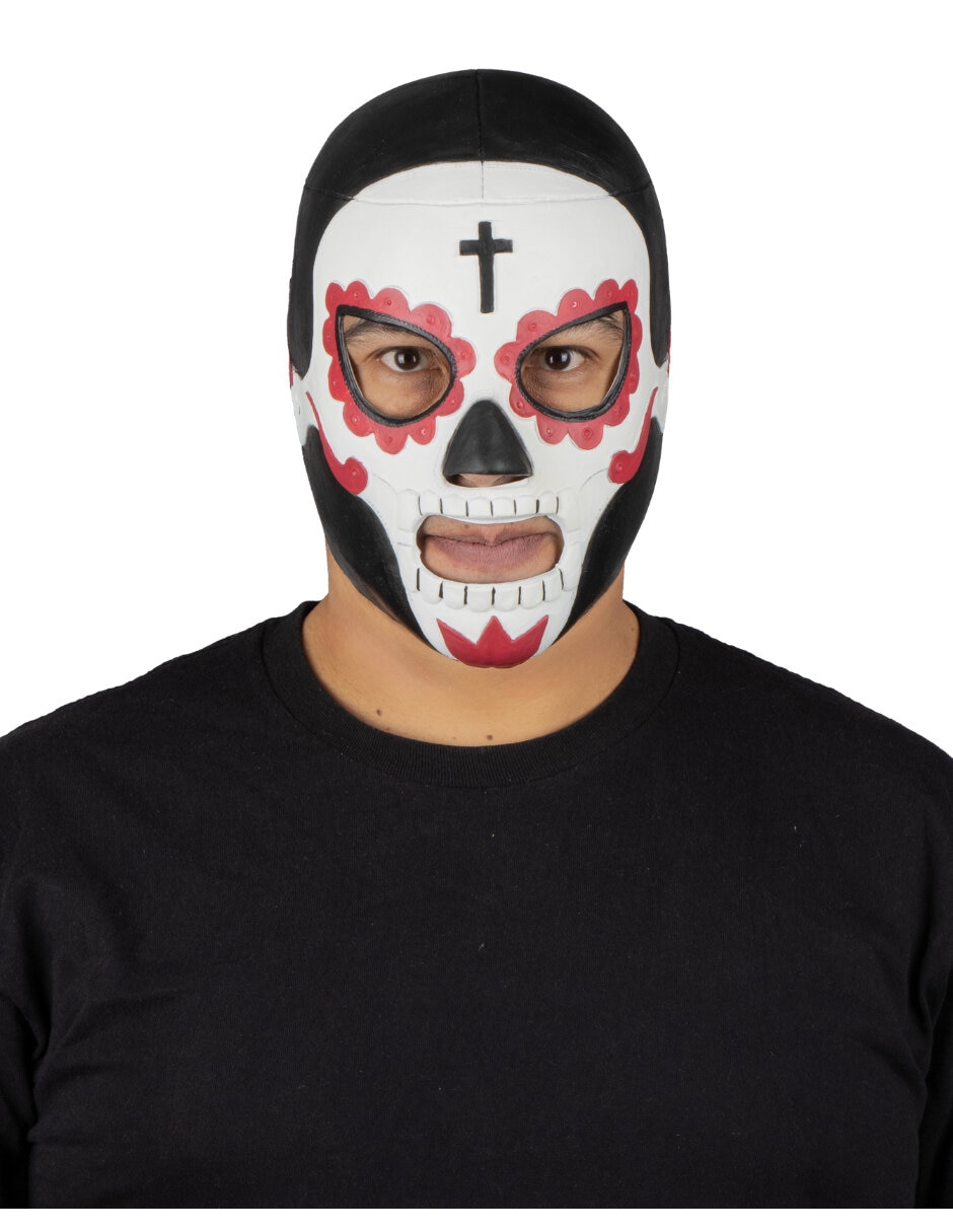 Máscara para disfraz de luchador Penitente Ghoulish Productions