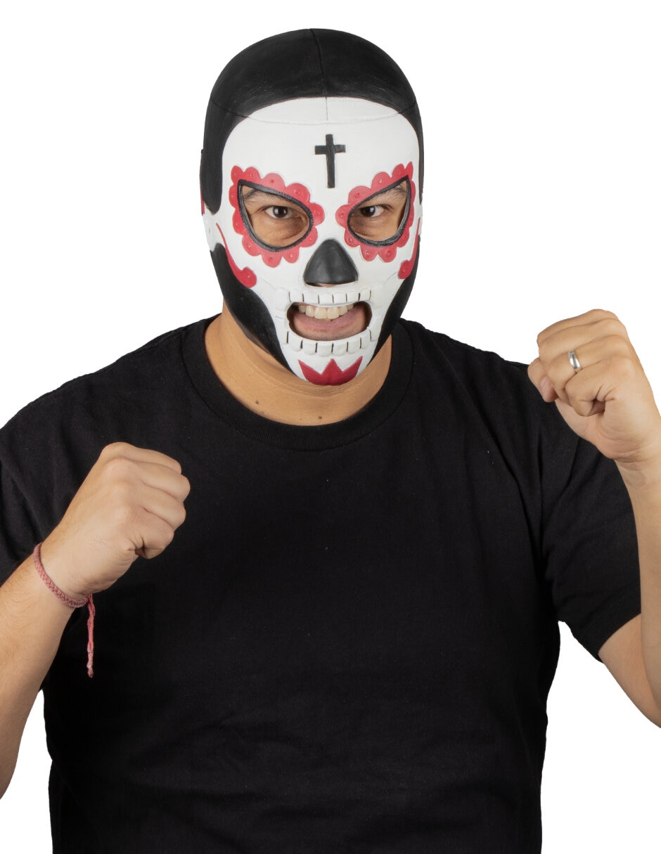 Máscara para disfraz de luchador Penitente