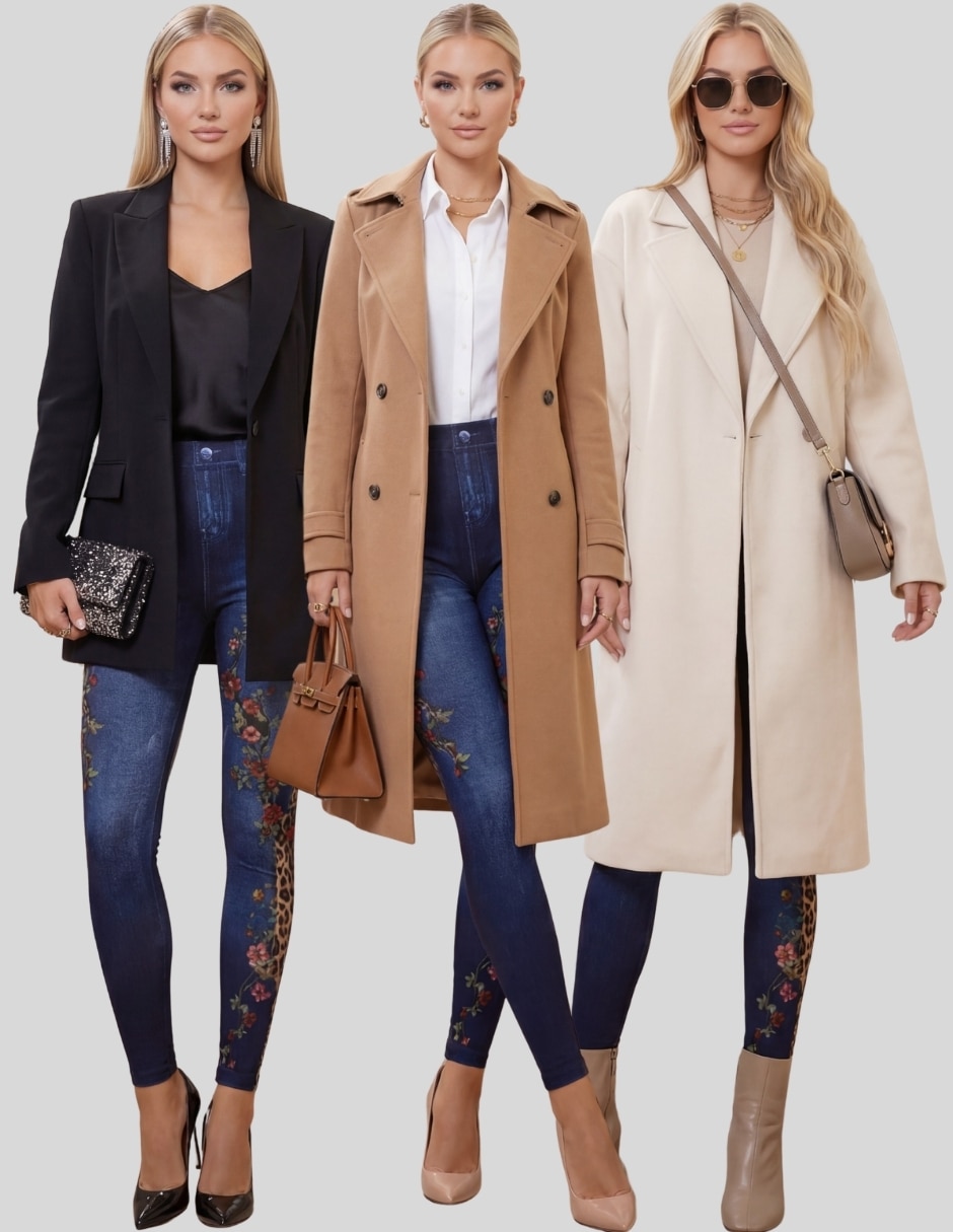 Legging a la cintura alta con elástico para mujer 4