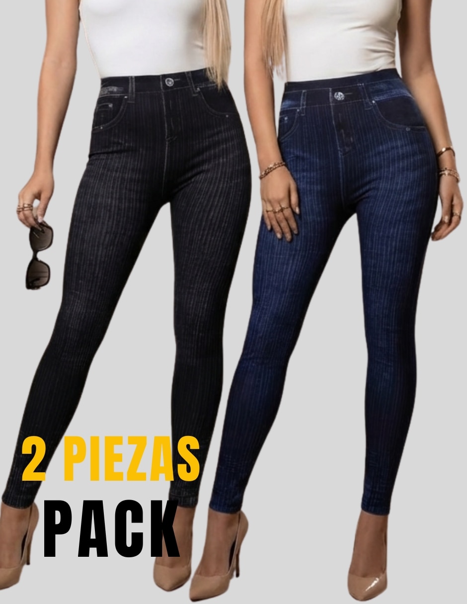 Legging malabis a la cintura alta con elástico para mujer