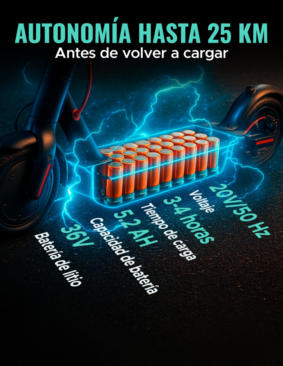 Scooter eléctrico X-rush 2025