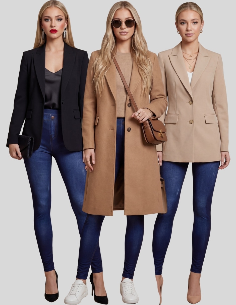 Set legging cintura alta con elástico para mujer 4