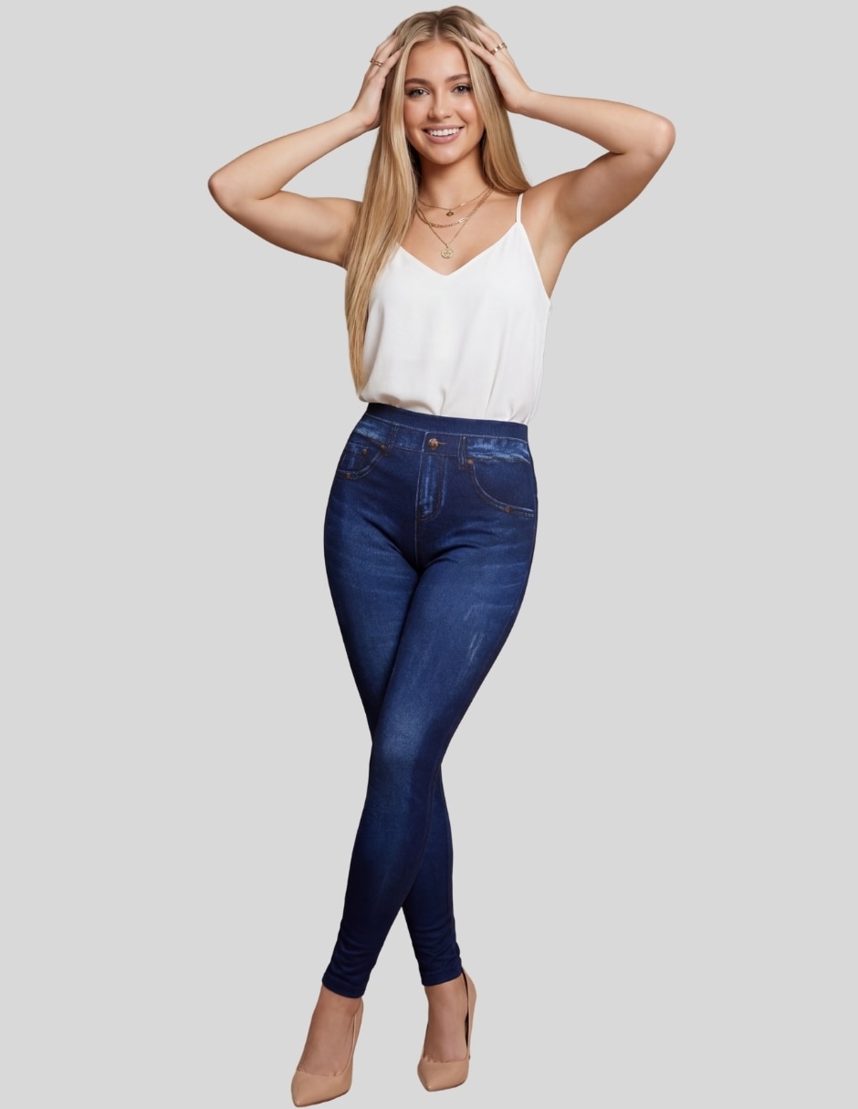 Set legging cintura alta con elástico para mujer 9