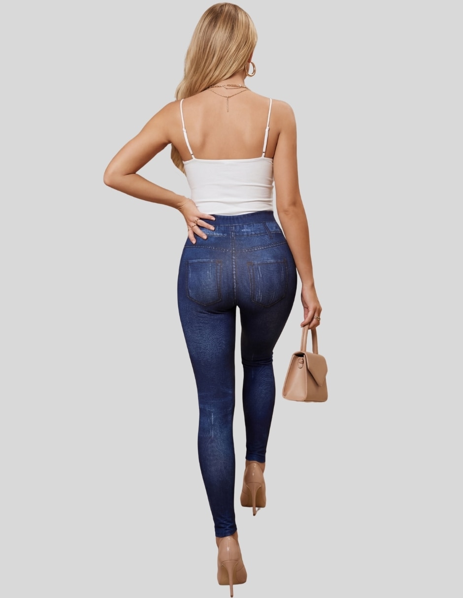 Set legging cintura alta con elástico para mujer 3
