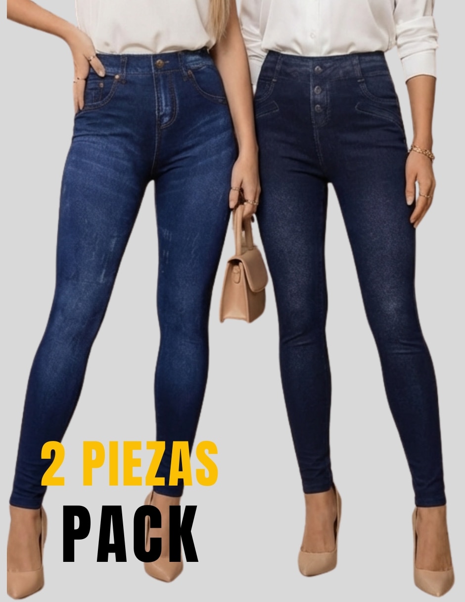 Set legging cintura alta con elástico para mujer 6